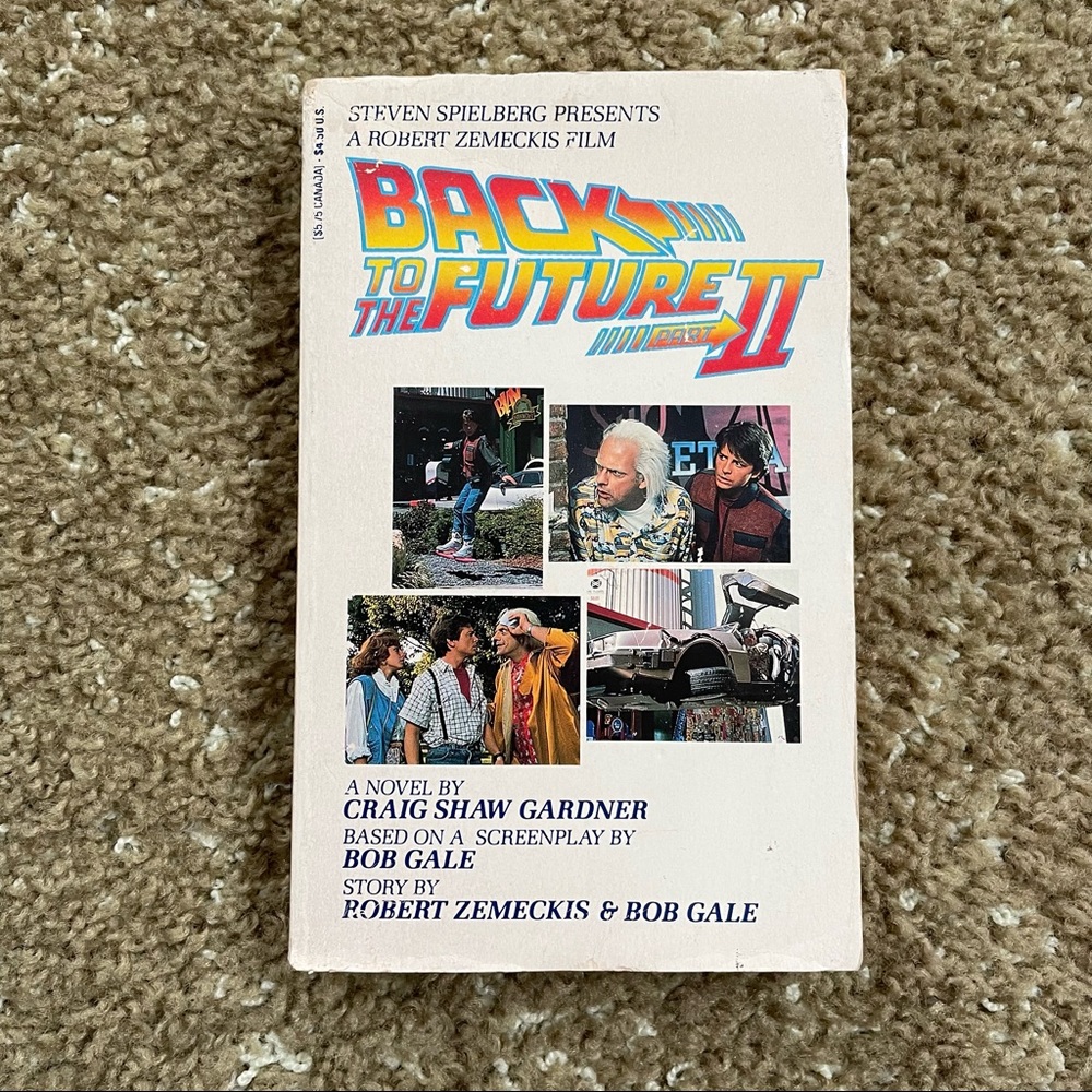Back To The Future Part II 2 - Movie Novelization - Vintage Paperback Book
